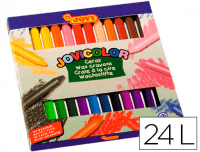 Ceras Jovicolor, caja de 24 colores