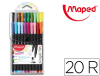 Blíster 20 rotuladores Maped Graph Peps Fine Liner