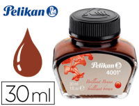 Tintero Pelikan® 4001 30 ml, tinta para estilográfica marrón brillante