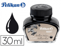 Tintero Pelikan® 4001 30 ml, tinta para estilográfica negro brillante