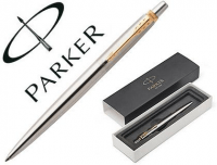 Parker® Jotter acero inoxidable y clip dorado