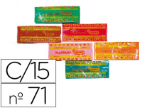 Plastilina Jovi 71, medianas, 15 colores