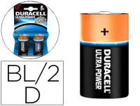 Pila Duracell Ultra Power, D, 2 ud