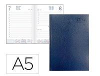 15x21 cm 2022 dia pagina color azul papel 60 gr