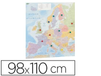 Mapa de Europa plastificado