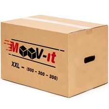 Pack de 20 cajas reforzadas de cartón para mudanzas de 50×30×30 cm