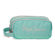 Estuche triple para el colegio Pepe Jeans Jane azul