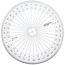 Circunferencia para medir ángulos 0-360º - Graphoplex GX110D 