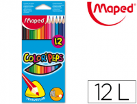 Lápices Colores Maped Color Peps. Caja 12 Lápices